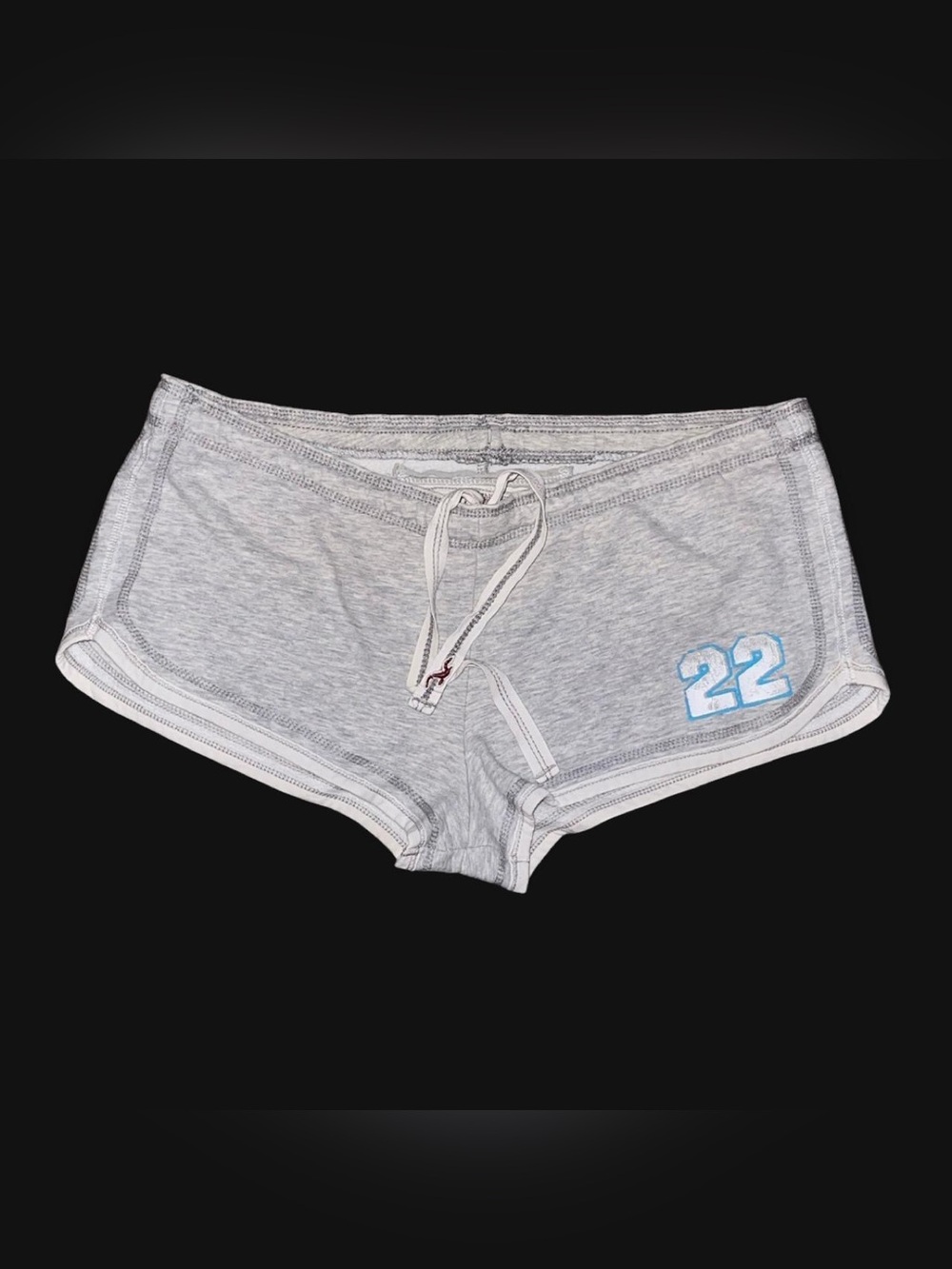 Vintage Y2K Hollister Low Rise Micro Mini Booty Shorts Spell Out Hollister Sz L